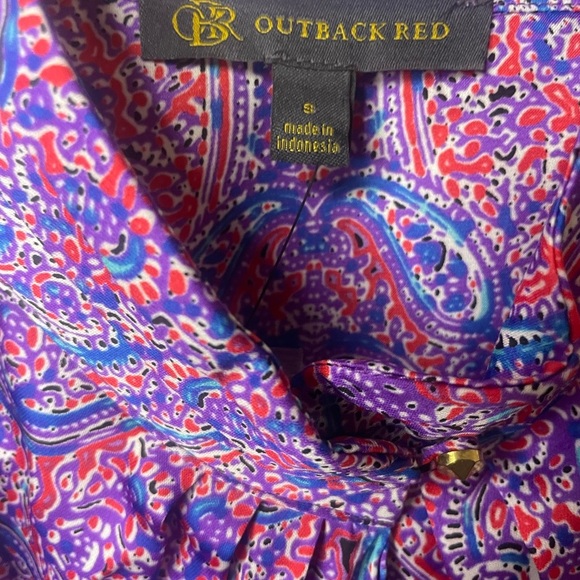 NWT Outback Red for Limited Paisley Sleeveless Top-small - Picture 5 of 7